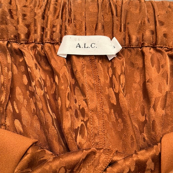 ALC Jameson Silk Cropped Culottes Animal Print Size 4 - Picture 12 of 13